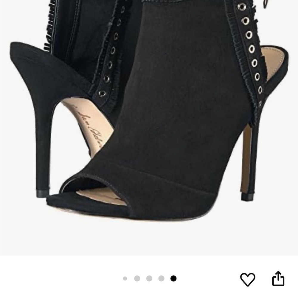 Sam Edelman Black Sandals with Stiletto Heel